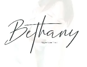 New Bethany Script Free font