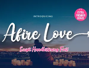 Afire Love font