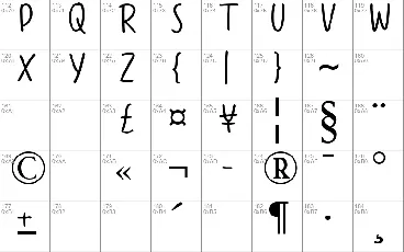 Kiowa font