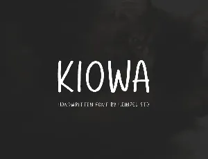 Kiowa font