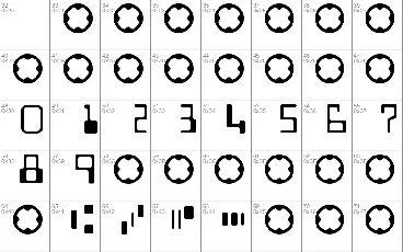 MICR Encoding font