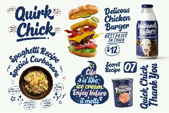 Quirk Chick font