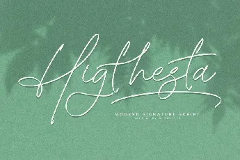 Higthesta font