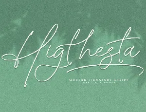 Higthesta font