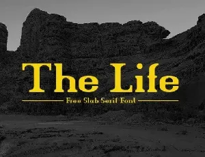 The Life Serif font