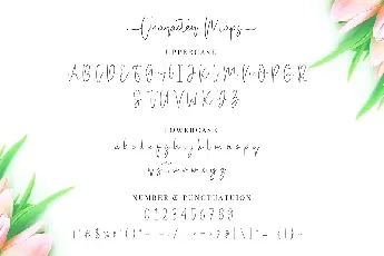 Miya Wayne Lovely Script font