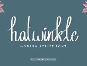 Hatwinkle Calligraphy font