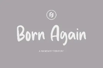 Born Again Demo font