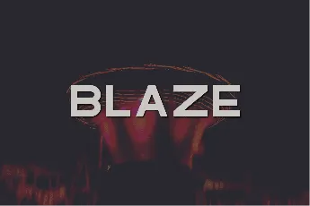 Blaze font