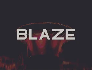 Blaze font