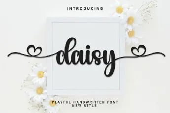 Daisy Calligraphy font