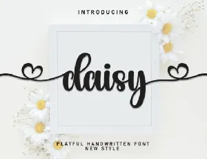 Daisy Calligraphy font