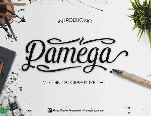 Pamega Free font