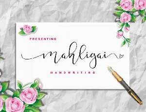 Mahligai Calligraphy font