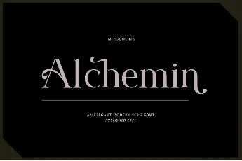 Alchemin font