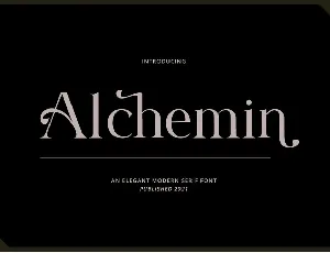 Alchemin font