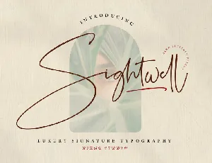 Sightwell Signature font