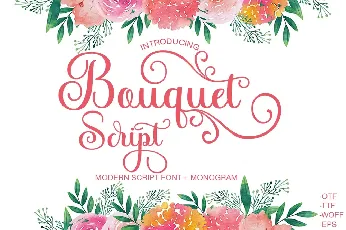 Bouquet Script font