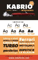 Kabrio font