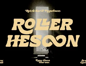 Roller Hesoon Demo font