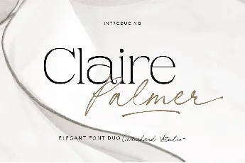 Claire Palmer font