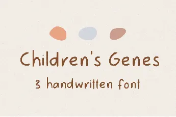 Children’s Genes font