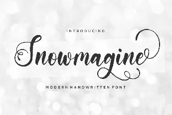 Snowmagine font