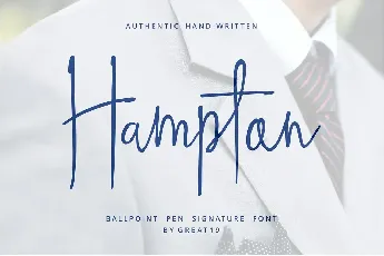 Hampton Handwriting font