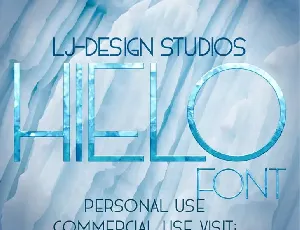 HIELO font