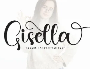 Gisella Script font