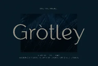 Grotley font