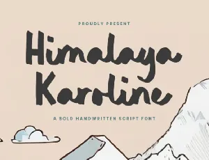 Himalaya Karoline font