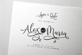 Hello Bunda Script font