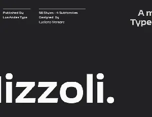 Nizzoli Family font