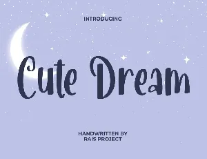 Cute Dream Demo font