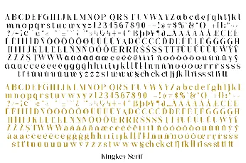 Kingkey Demo font