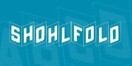 ShohlFold font