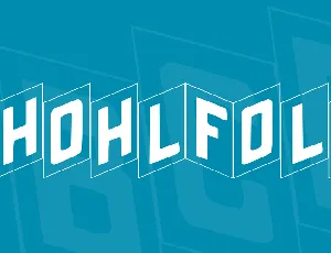 ShohlFold font