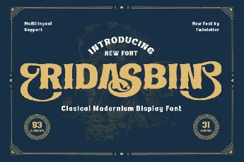 Ridasbin font