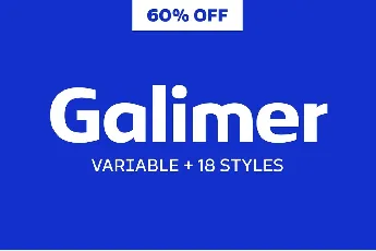 Galimer font