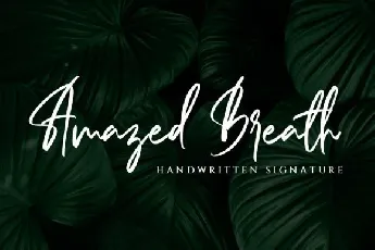 Amazed Breath font