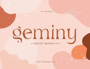 Geminy font