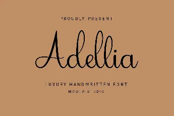 Adellia font