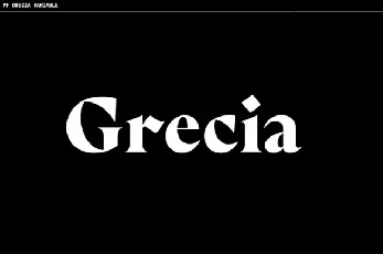 PF Grecia Variable Family font