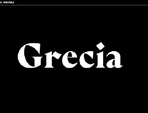 PF Grecia Variable Family font