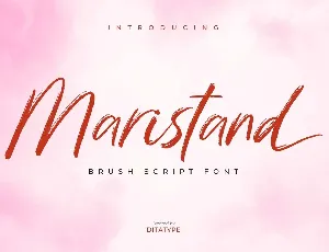 Maristand font