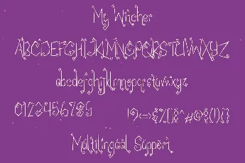 My Witcher font