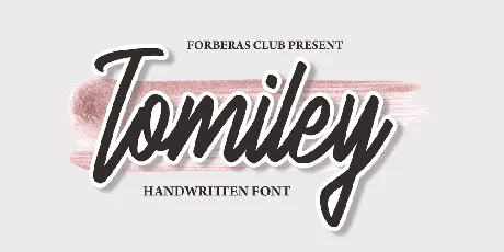 Tomiley font