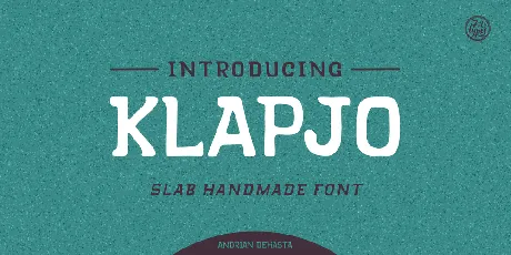 KLAPJO font