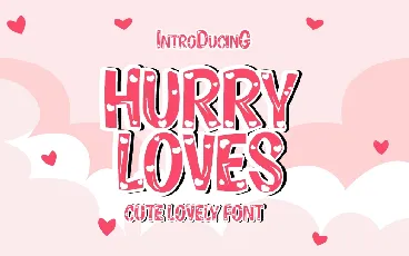 Hurry Loves font